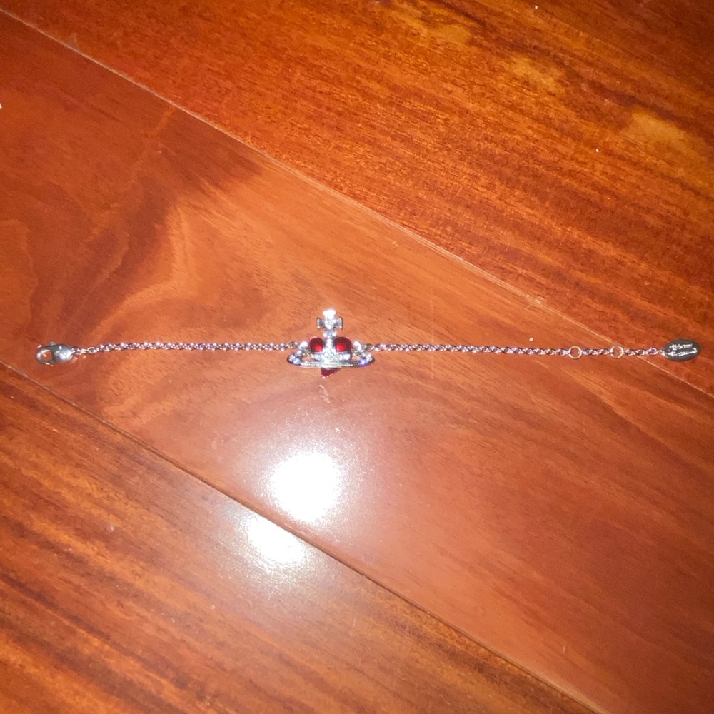Vivienne Westwood Red Orb Bracelet